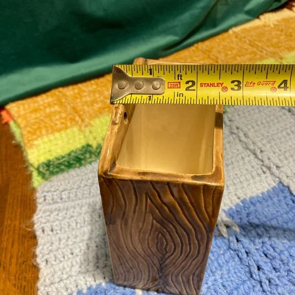 Ceramic Wall Pocket Spice Graphics Kitchen Vintage Kitschy Organizer - Picture 12 of 14